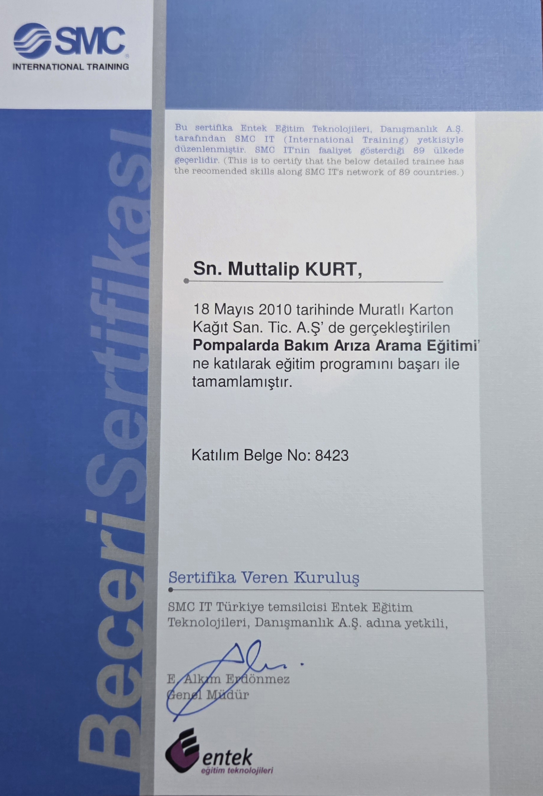 Pompalarda Bakım, Arıza arama Eğitimi